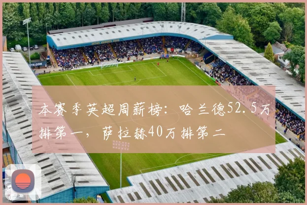 本赛季英超周薪榜：哈兰德52.5万排第一，萨拉赫40万排第二