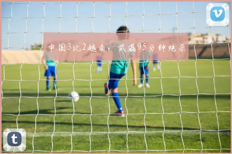 中国3比2越南，武磊95分钟绝杀